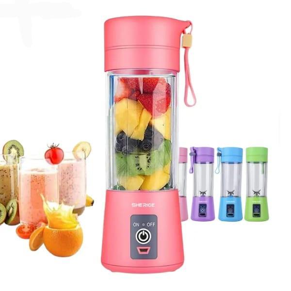 USB Chargeable Juicer Blender 6 Blades , 380 ml